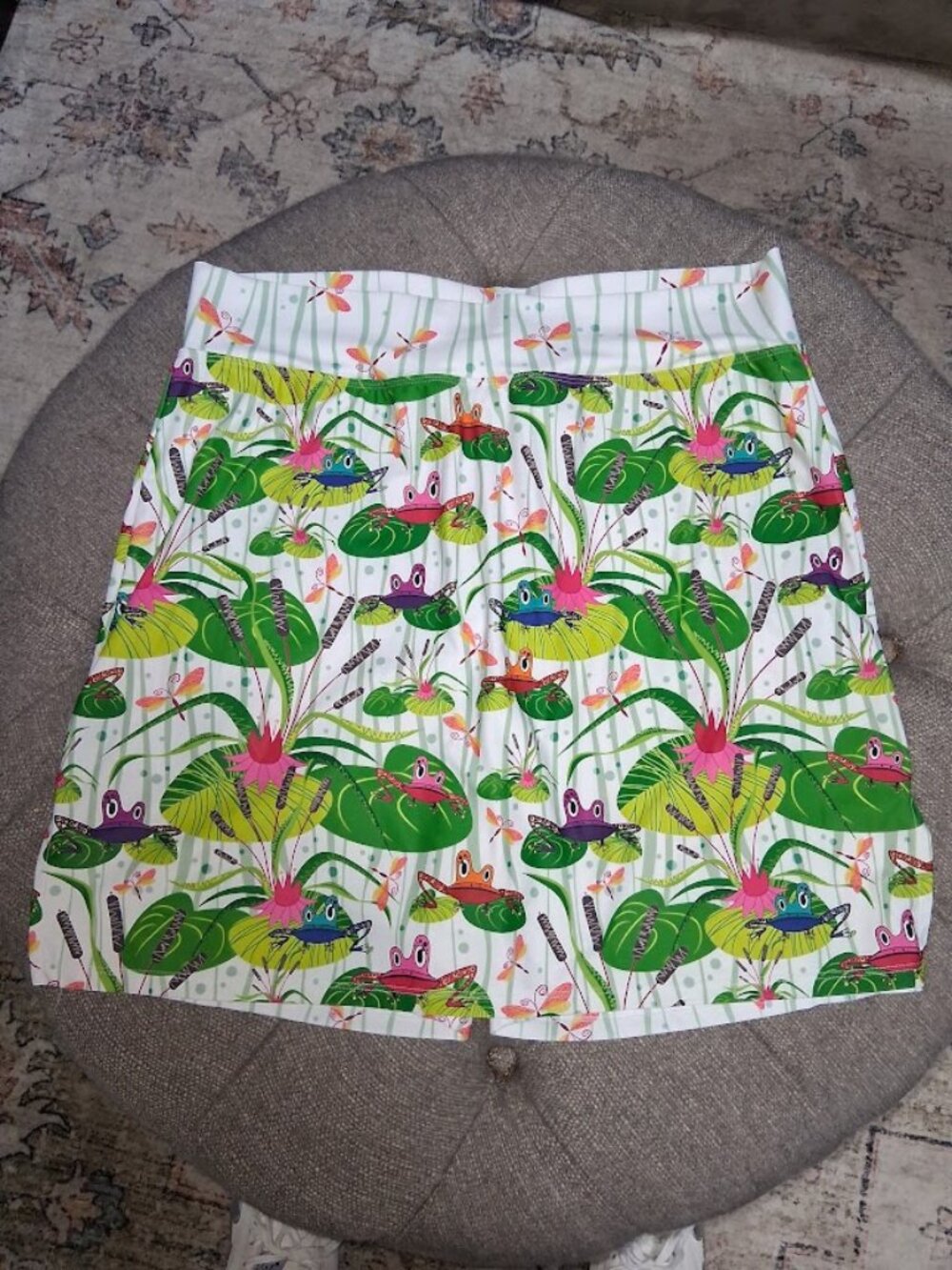 Skort Obsession Frog Print Skort NWOT Sz XXL